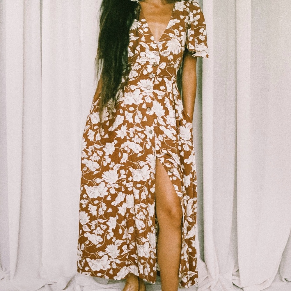 Bird and Kite floral maxi dress